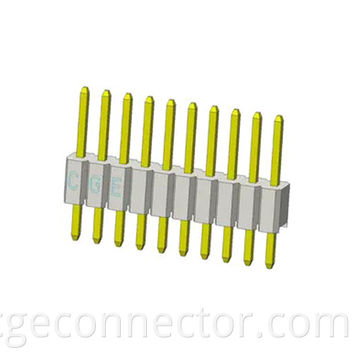 DIP Straight plug 1.27 pitch single row Connector